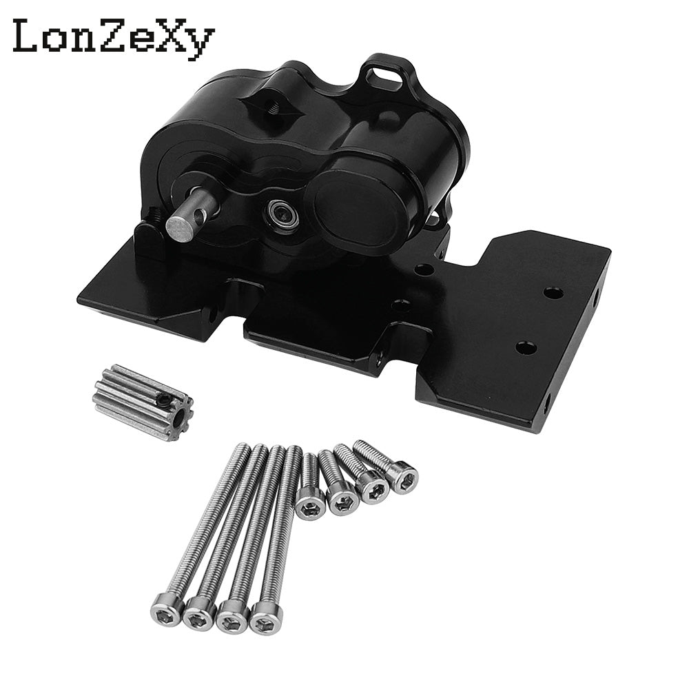 LONZEXY Transmission with Adjustable Skid Plate for SCX10