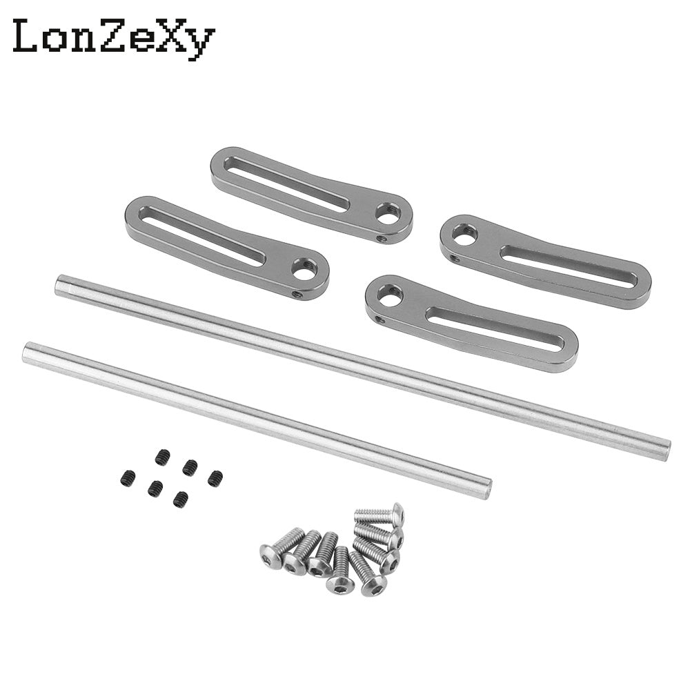 LONZEXY Metal Front Rear Modular Bumper for 1/10 LCG TRX4 TRX6 SCX10 Capra