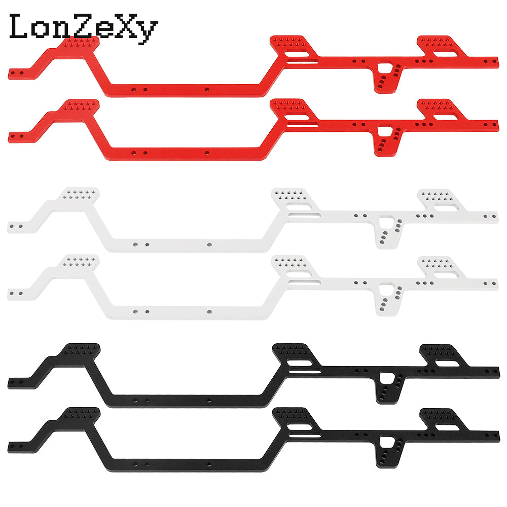 LONZEXY 6*6 Aluminum Aolly  Chassis Kit Frame Girder DIY For 1/18 TRX4m
