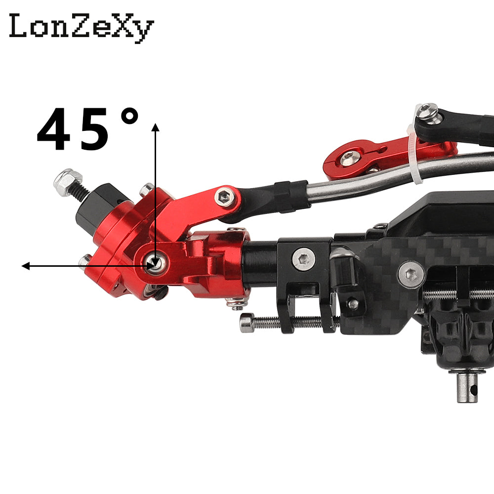 LONZEXY Front & Rear Set for SCX10 II