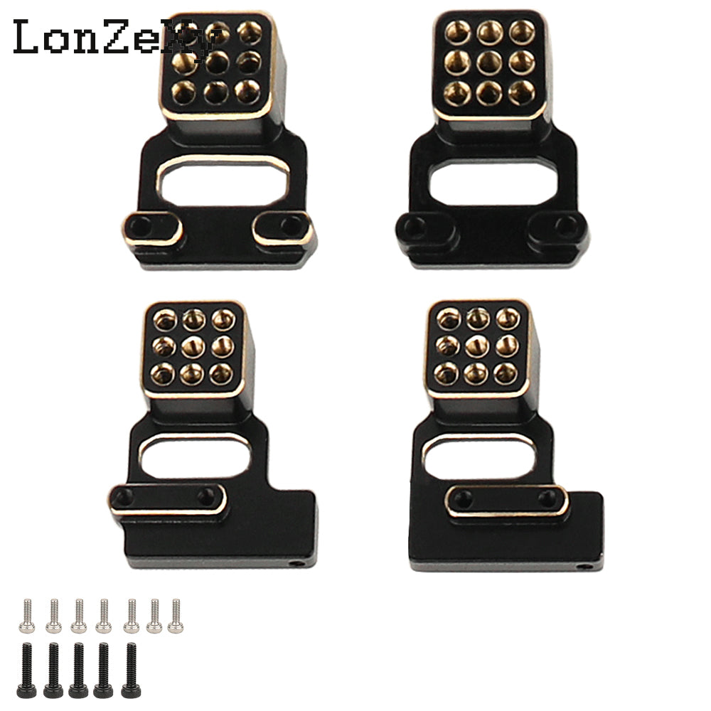 LONZEXY 4PCS Aluminum Front & Rear Shock Towers Mount for TRX4