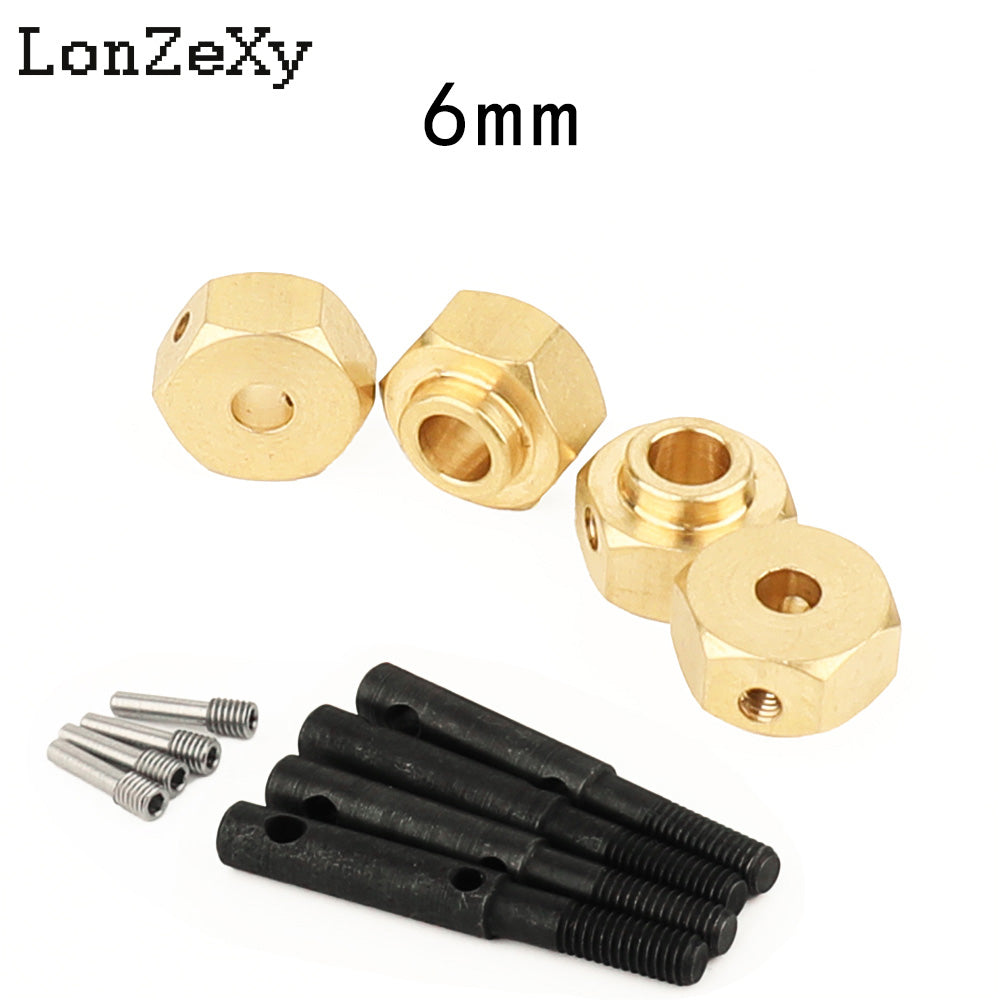LONZEXY Wheel Hex Adapters  for Redcat Ascent 1/10