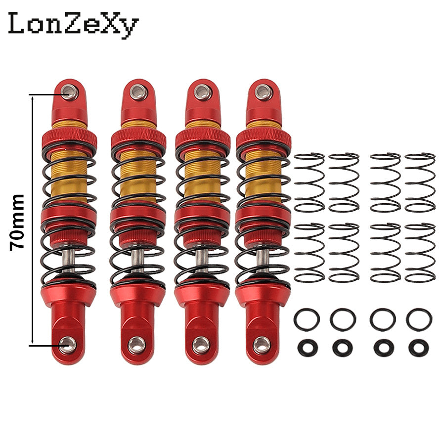 LONZEXY Absorber Set 4pcs  for 1/10 SCX10 AXI231017 TRX-4