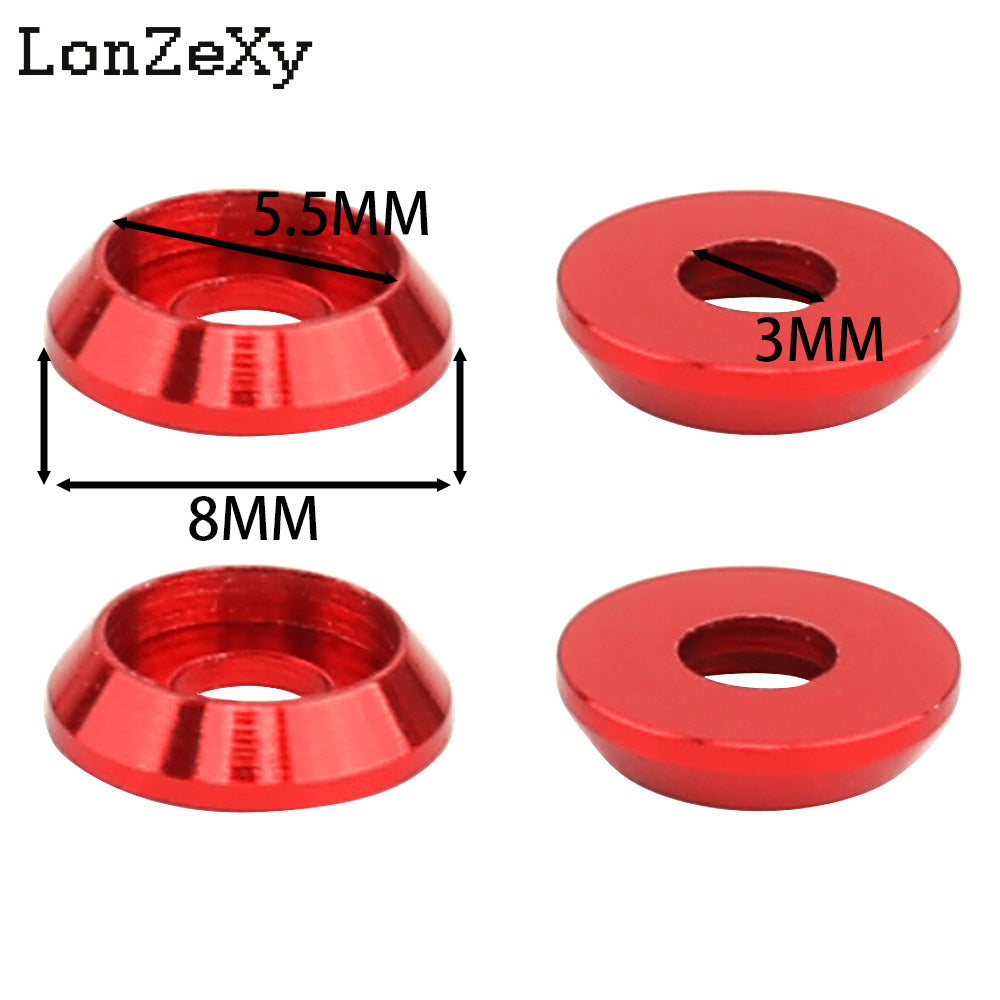 LONZEXY RC Hardware Screw  Nuts 60 PCS for SCX10