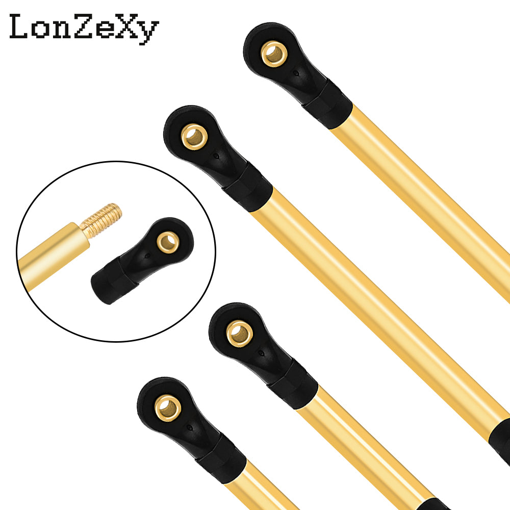LONZEXY Brass High Clearance Links & Steering Links Set for 1/18 TRX4m
