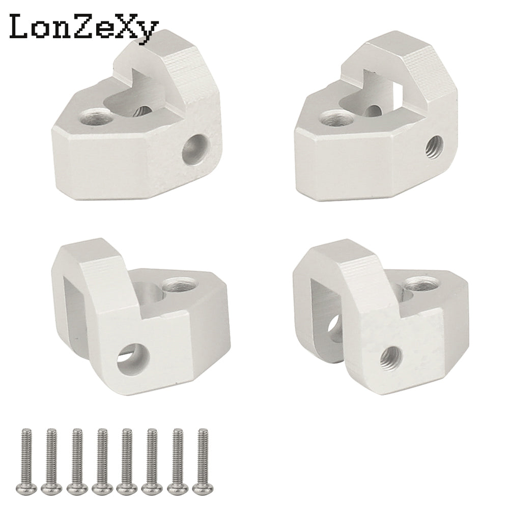 LONZEXY CNC Aluminum Shock Mounts Height Lift Kit for 1/18 TRX4M Defender Bronco Stock Shocks