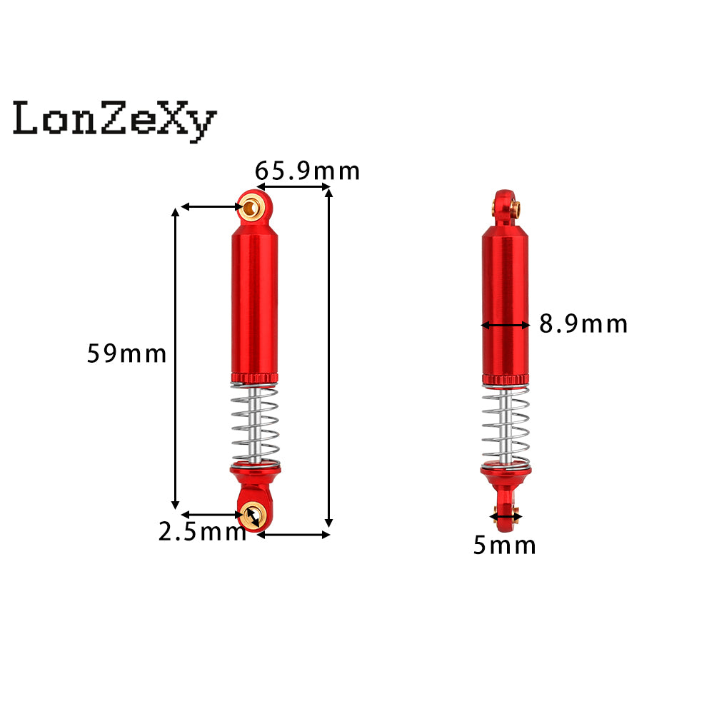 LonzeXy  Shock Absorber Set 4pcs for SCX10