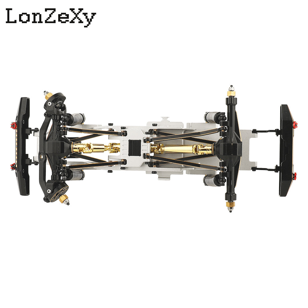 LONZEXY Aluminum Frame Kit+Dumper Fit for TRX4m