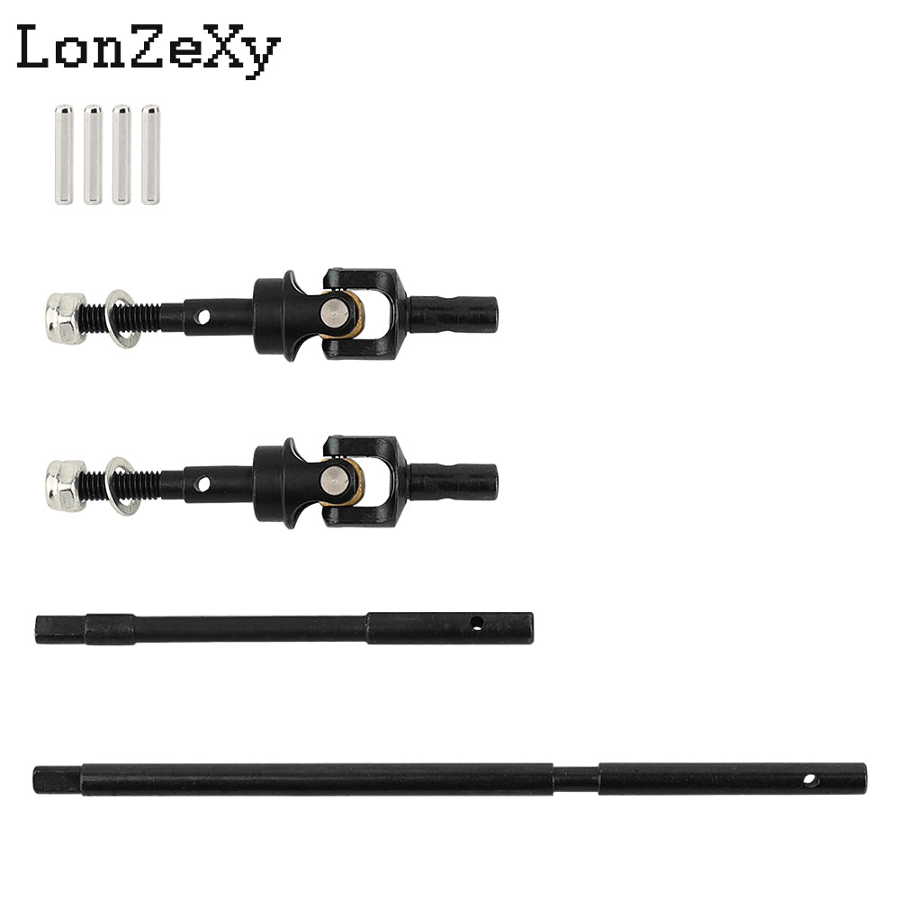 LONZEXY Steel Heightening Front Rear CVD DriveShaft Axle For 1/10  Axial Wraith RR10 90048