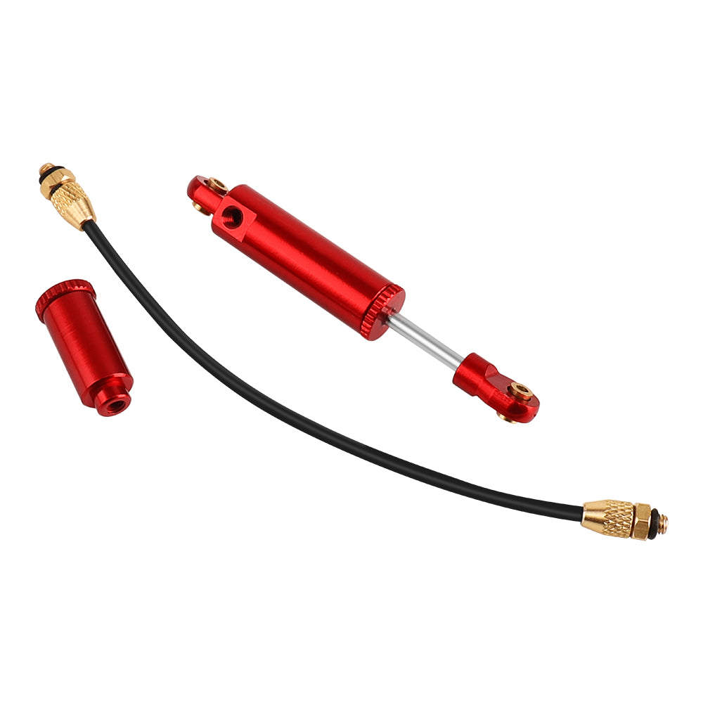 LonZeXy 4PCS Remote Reservoir Negative Pressure Shock Absorber 56/63/68/75/80mm Oil Damper For Traxxas TRX4M 1/18 RC Crawler Car Upgrade Aluminum Suspension Parts
