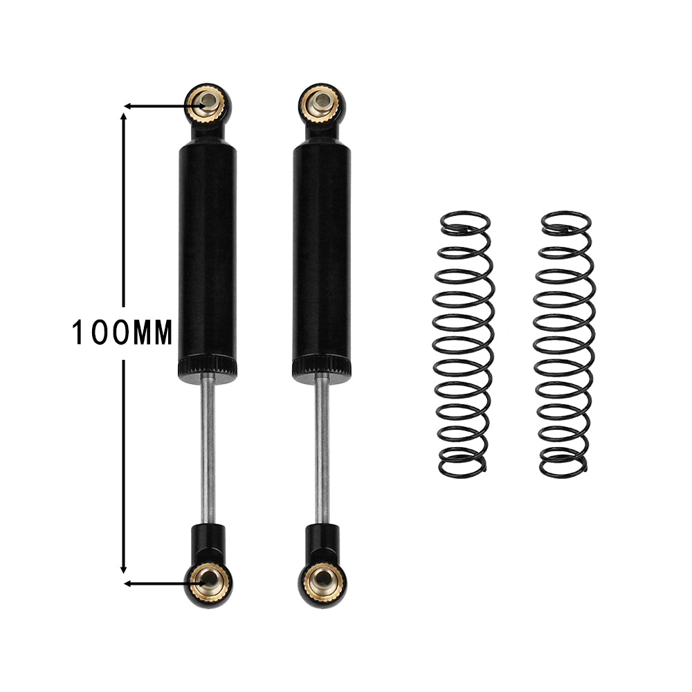 LonZeXy 1/10 RC Crawler Metal Oil Shock Absorber 70/80/90/100/110mm Adjustable Damper For SCX10 TRX4 D90 RC Car Upgrade Parts