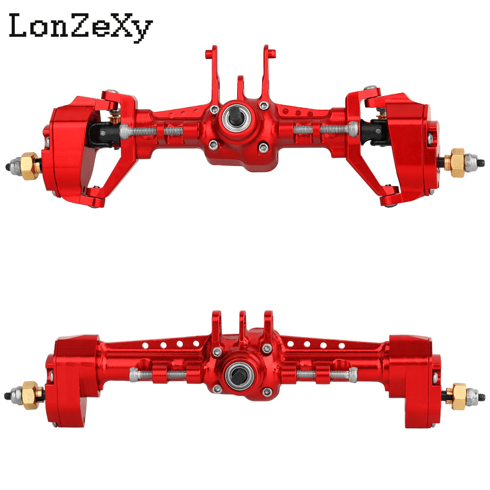 LONZEXY +4mm Extended Aluminum Front Rear Complete Axles for 1/18 TRX4M