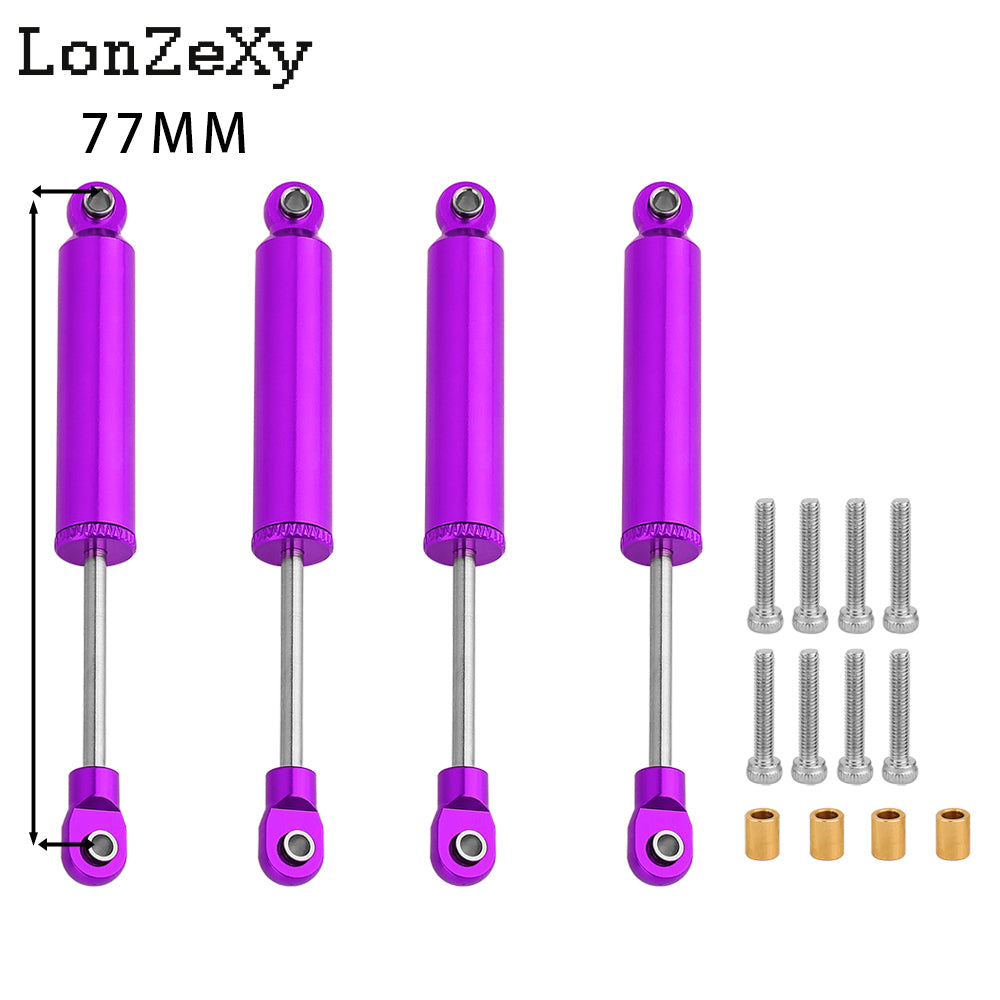 LONZEXY Built-in Spring Shocks Damper for 1/18 TRX-4M  Bronco Defender K10 (77mm)