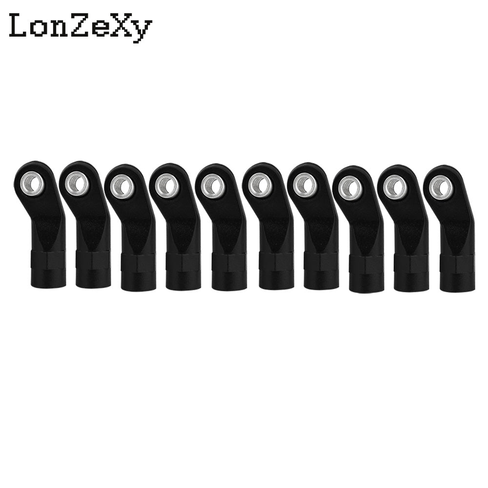 LONZEXY 10pcs Link Rod End  Ball Joint Head For Traxxas 1/10