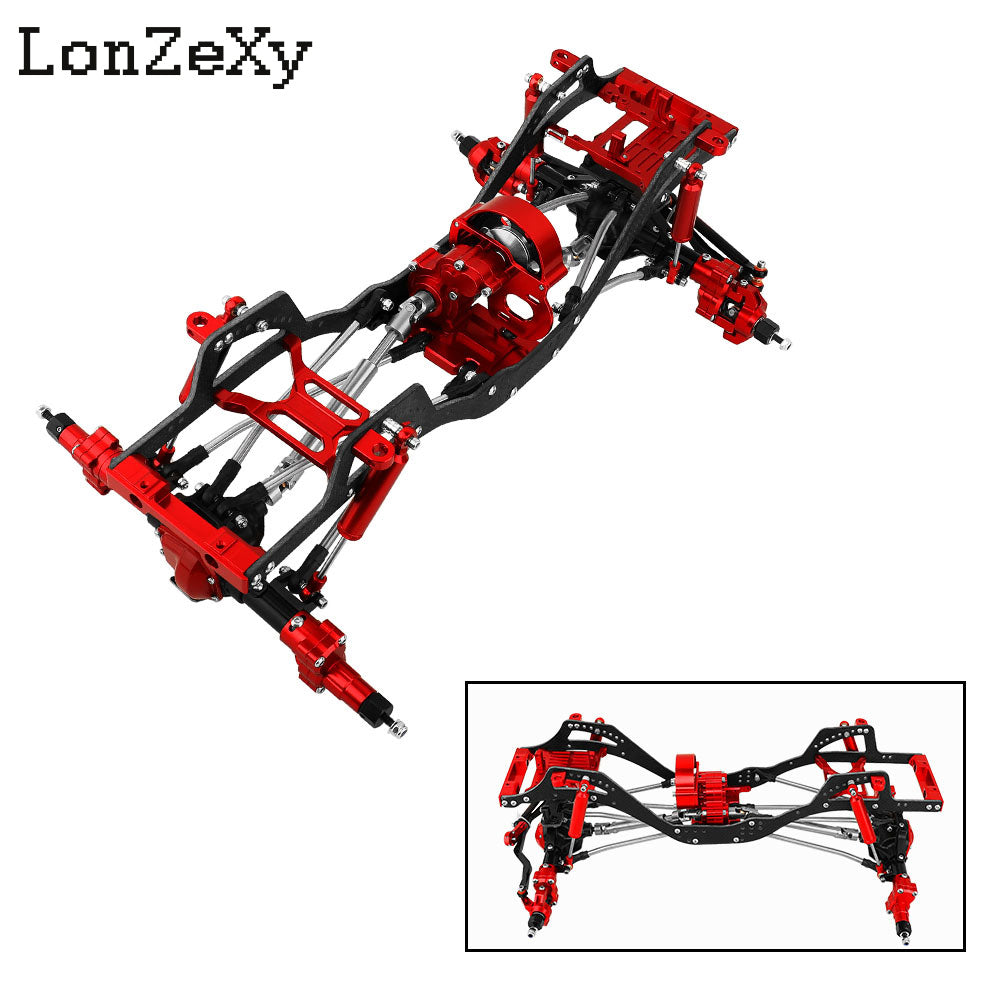 LONZEXY DIY 4x4  Heightened Frame for SCX10