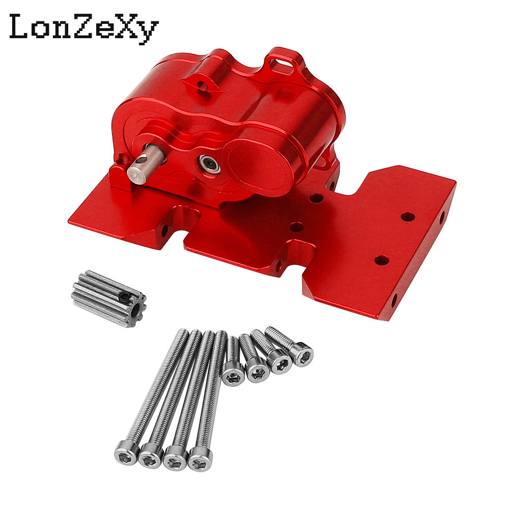 LONZEXY Transmission with Adjustable Skid Plate for SCX10