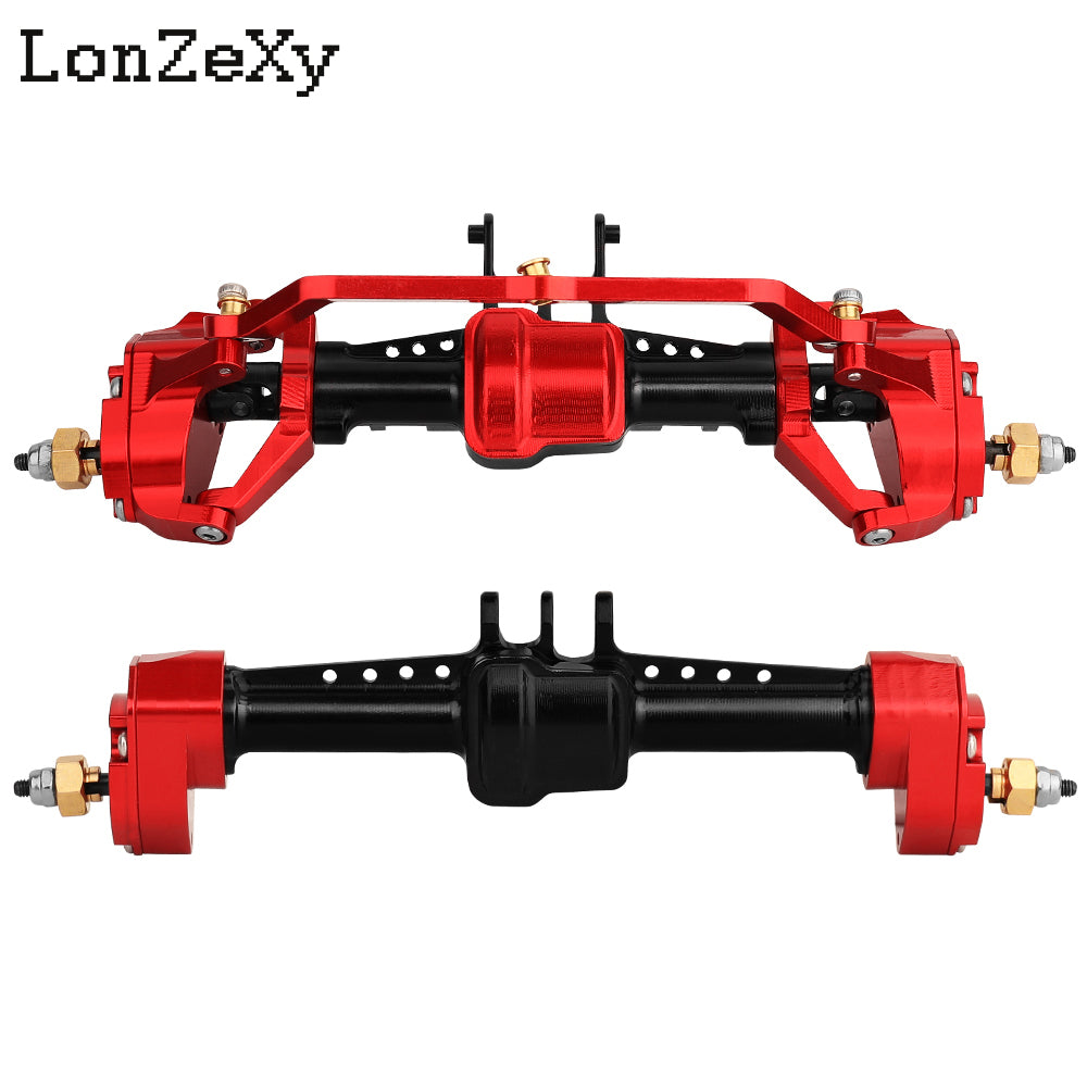 LONZEXY +4mm Extended Aluminum Front Rear Complete Axles for 1/18 TRX4M