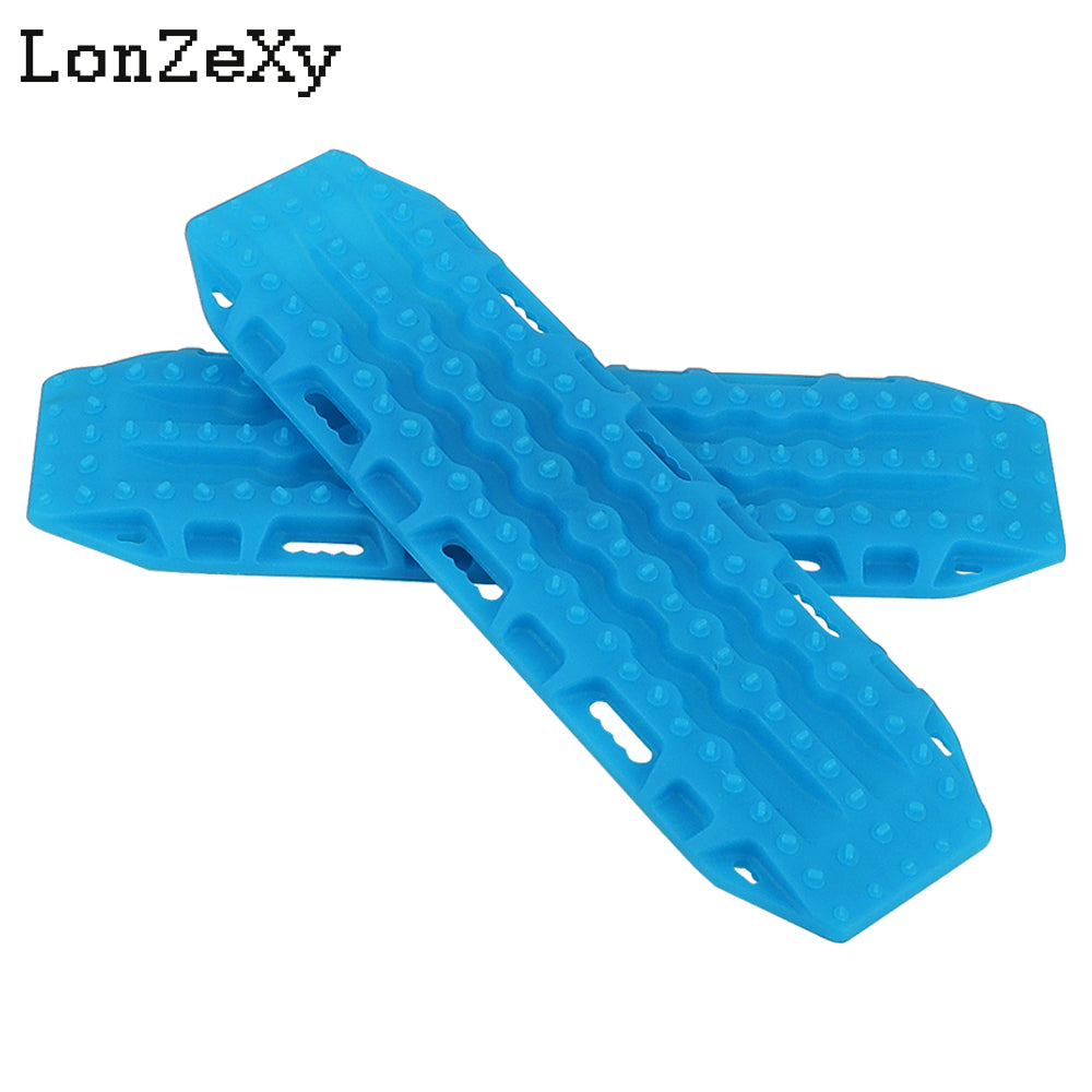 Lonzexy 2pcs 1/10 RC Plastic Sand Ladder Recovery Ramps Board for TRX4 SCX10 90046