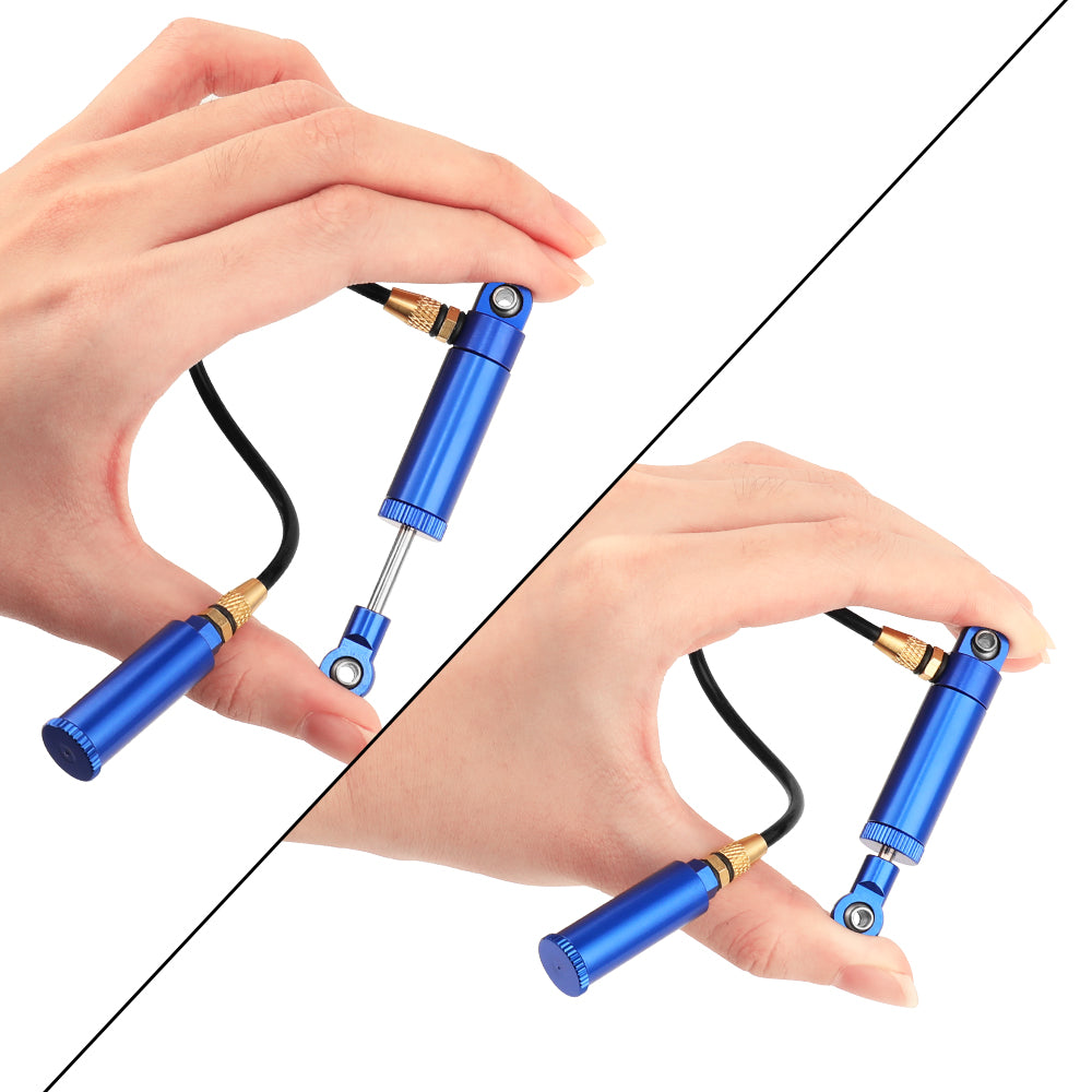 LonZeXy 4PCS Remote Reservoir Negative Pressure Shock Absorber 70/80/90/100/110mm Oil Damper For Axial SCX10 TRX4 TRX6 Wraith 1/10 RC Crawler Upgrade Parts