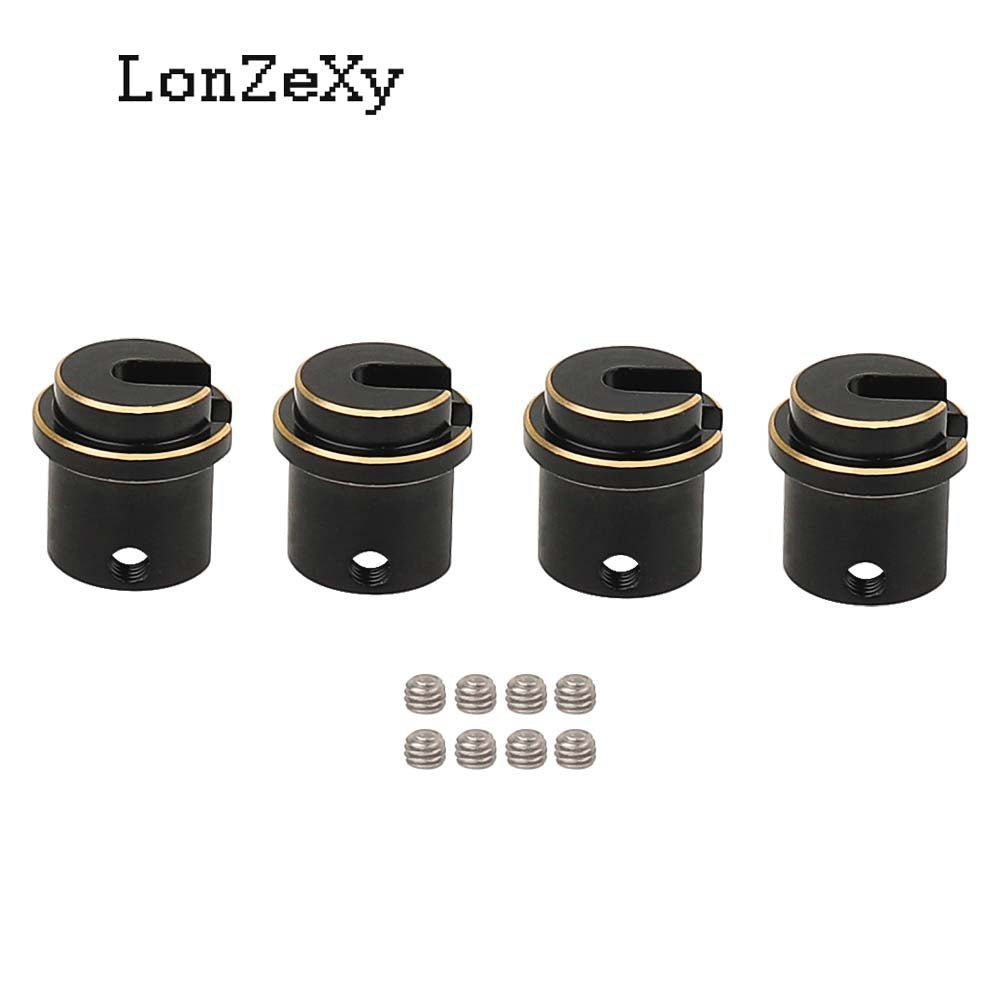 LONZEXY Brass Front Steering Knuckles for SCX10 II