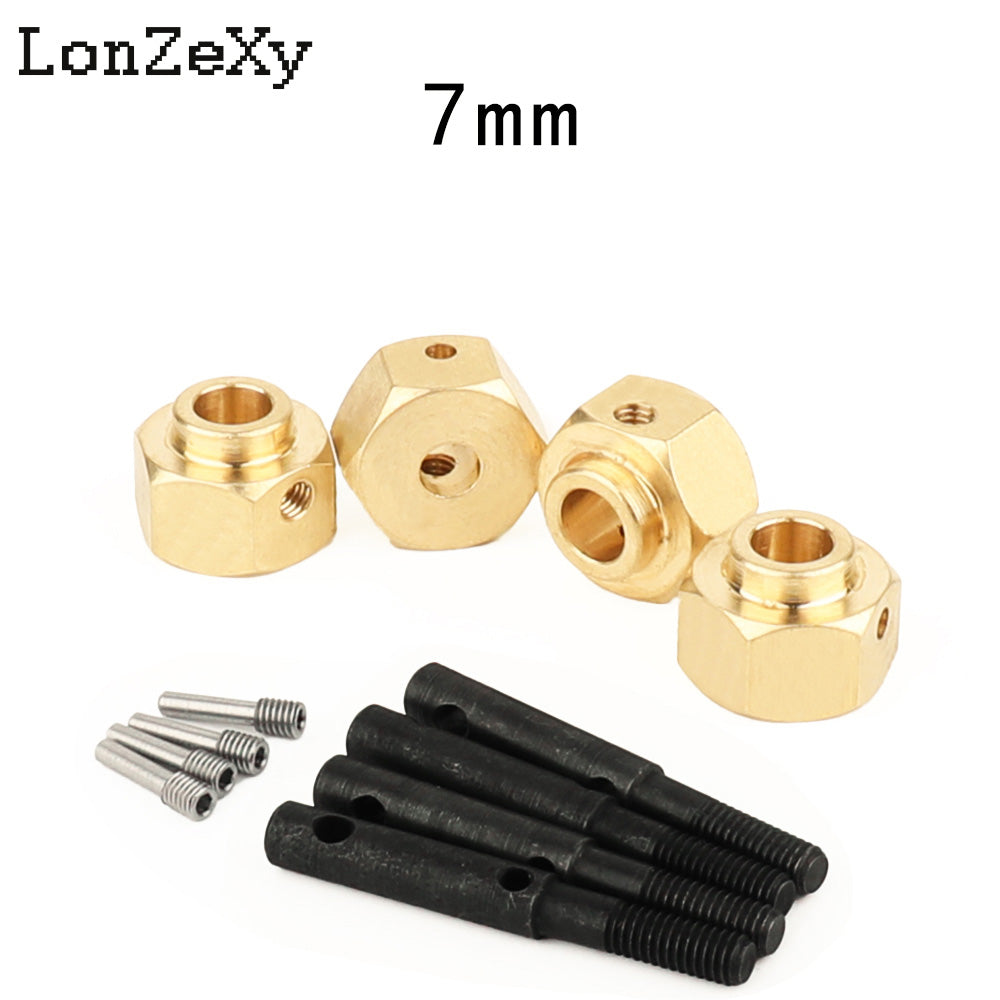 LONZEXY Wheel Hex Adapters  for Redcat Ascent 1/10