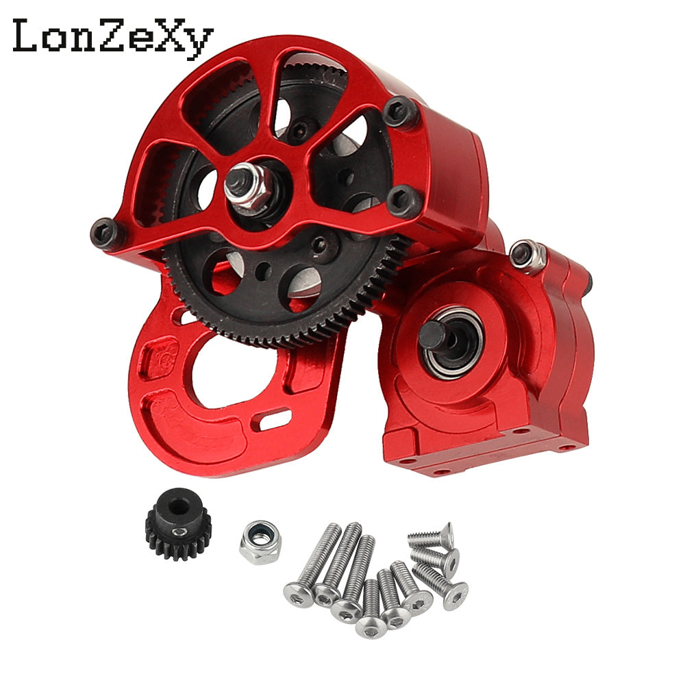 LONZEXY Metal Forward Transmission Gearbox for SCX10 & SCX10 II