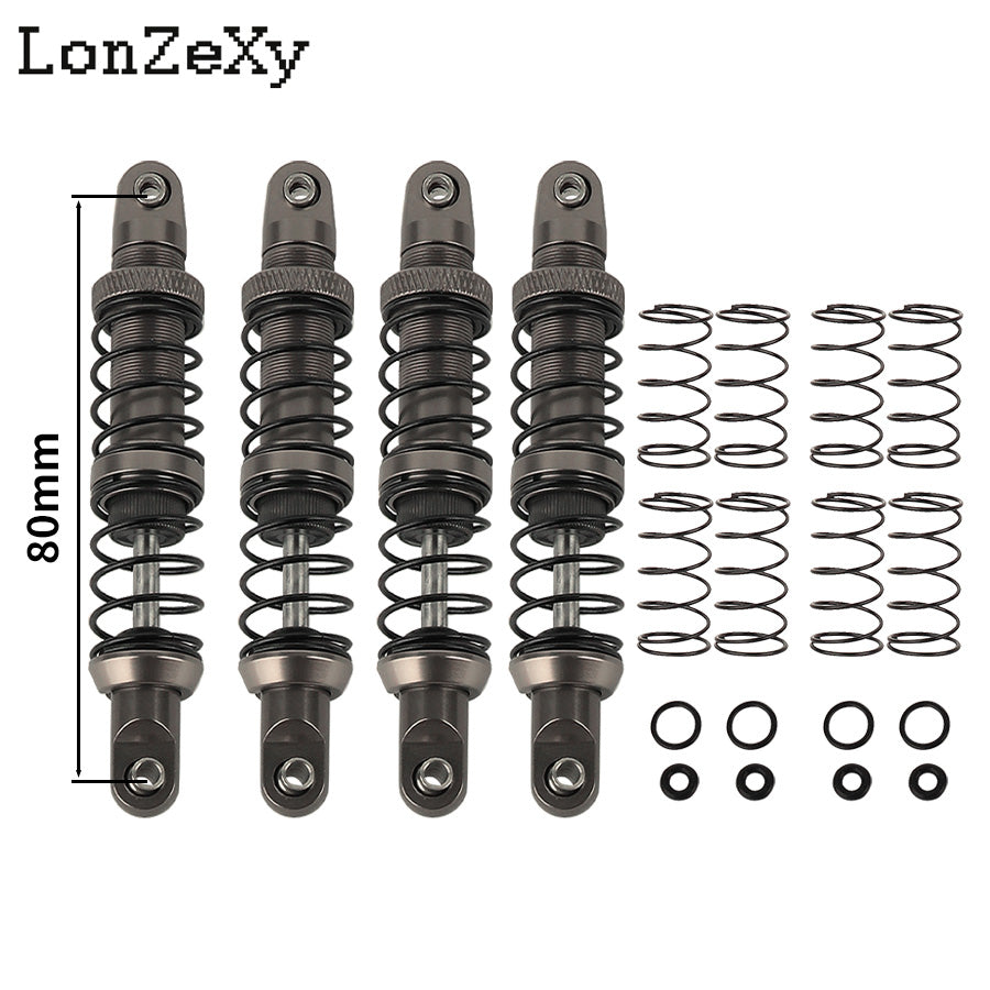 LONZEXY Absorber Set 4pcs  for 1/10 SCX10 AXI231017 TRX-4