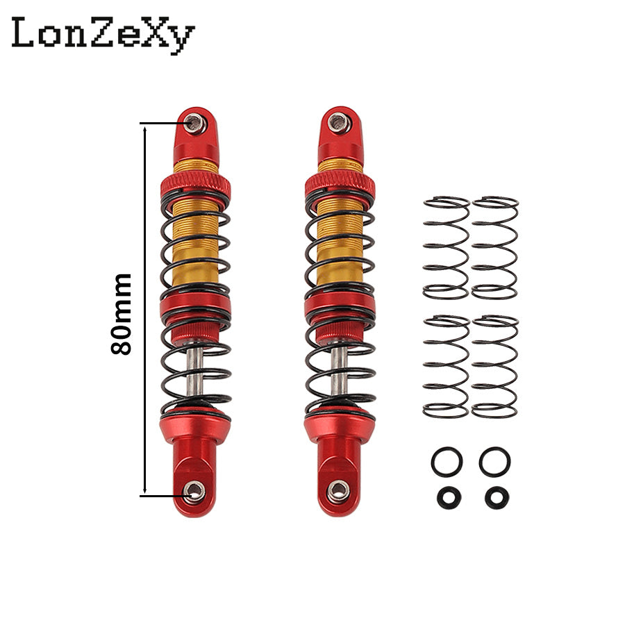 LONZEXY Absorber Set 4pcs  for 1/10 SCX10 AXI231017 TRX-4