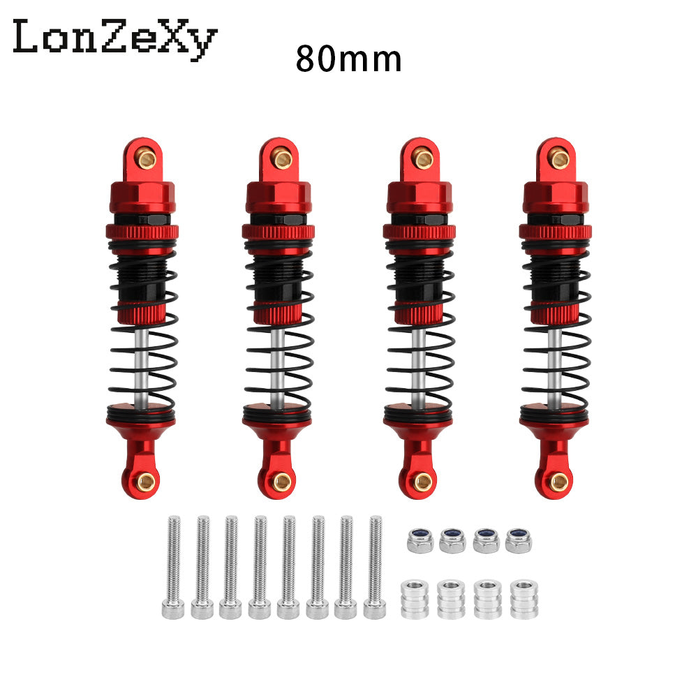 LONZEXY Oil Shock Absorber Set for 1/10 Traxxas Slash