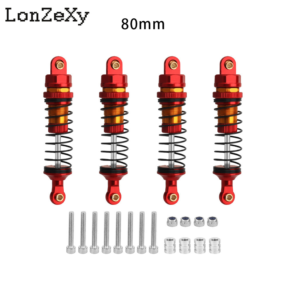 LONZEXY Oil Shock Absorber Set for 1/10 Traxxas Slash