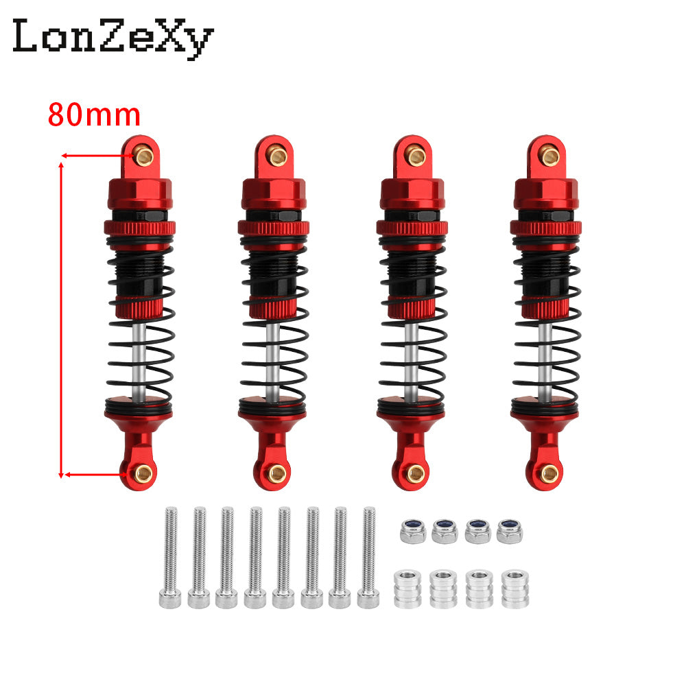 LONZEXY Oil Shock Absorber Set for 1/10 Traxxas Slash