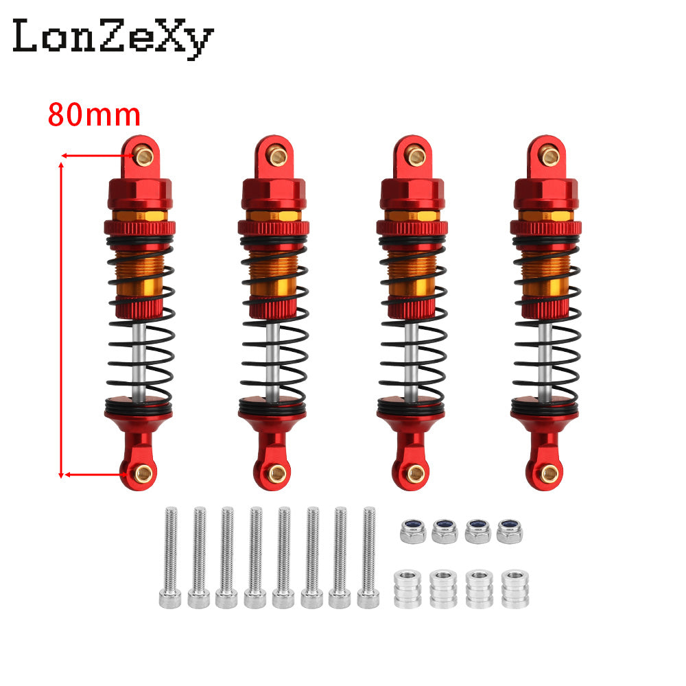 LONZEXY Oil Shock Absorber Set for 1/10 Traxxas Slash