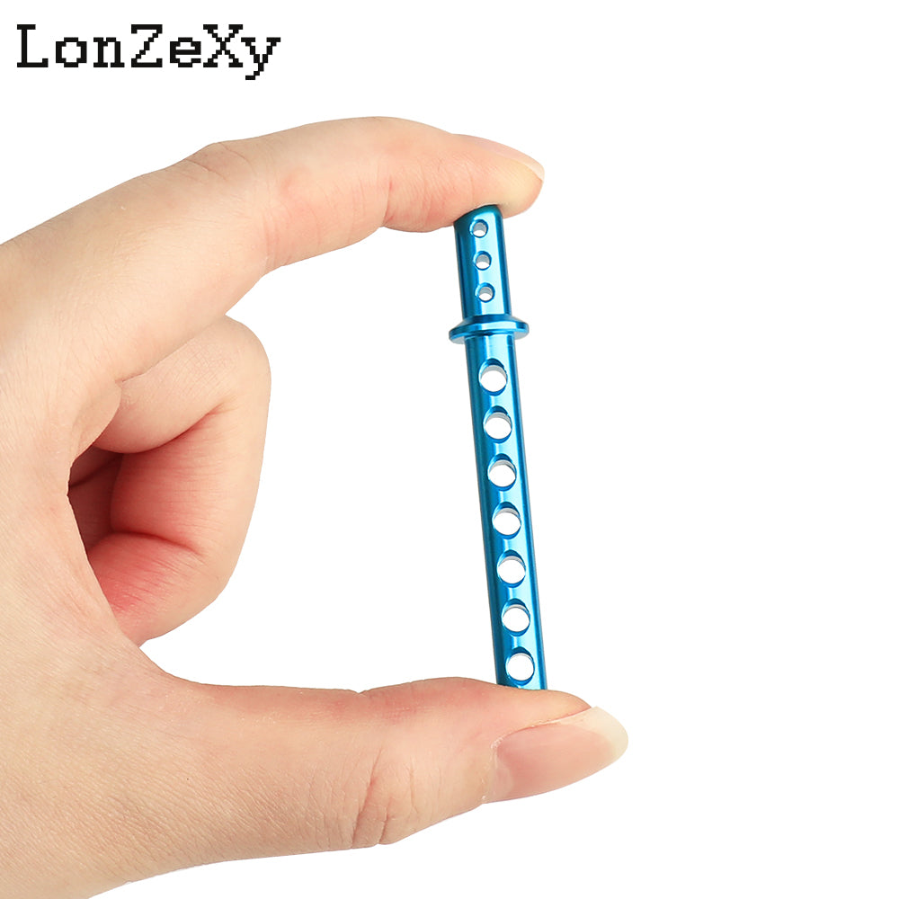LONZEXY Aluminum Body Post Mounts 4PCS for 1/10 SCX10 AXIAL