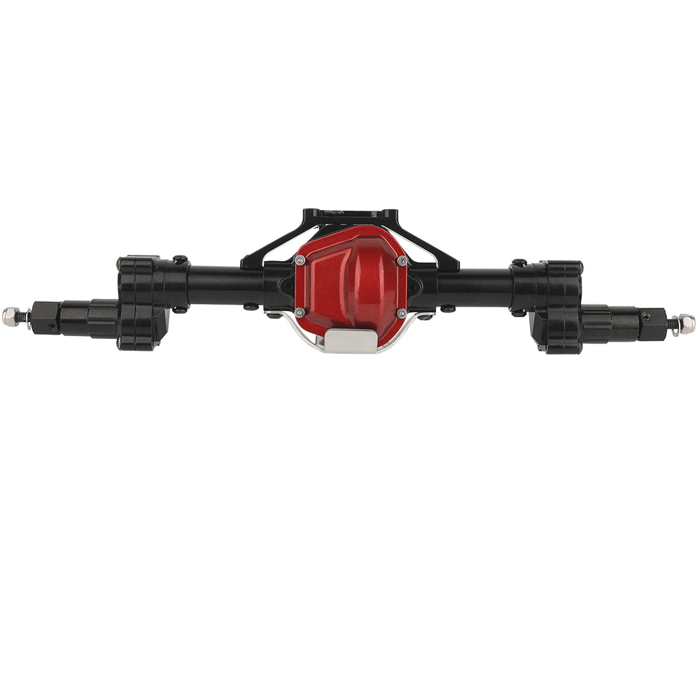 LonZeXy CNC Aluminum Portal Axles Complete Front & Rear Axles Set, Lift Portal Axle Housing For 1/10 Axial SCX10 Gen1 Gen2 RC Crawler Car Metal Upgrade Parts