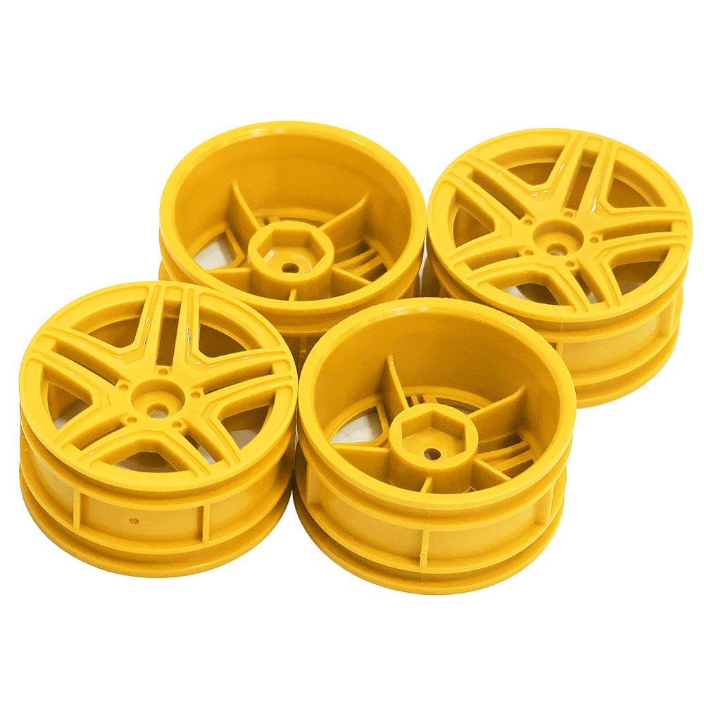 1/10 RC On-Road Car Plastic Wheel Rims Style A 52.8g 12mm Hex Multi Color Empty Hubs RC Modification Parts