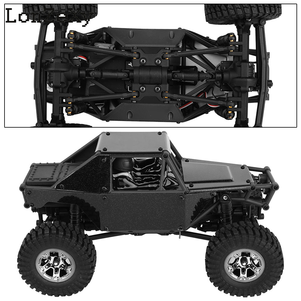 Lonzexy UDX24 RC Model Car 1:24 Scale Mini Crawler For DIY (No Brush Version)