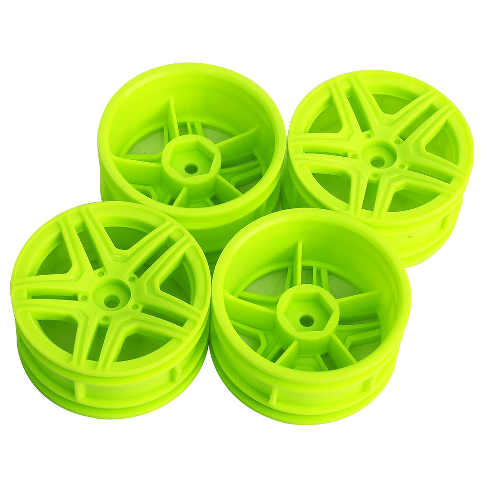 1/10 RC On-Road Car Plastic Wheel Rims Style A 52.8g 12mm Hex Multi Color Empty Hubs RC Modification Parts