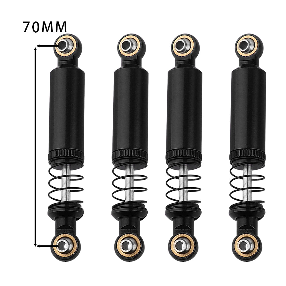 LonZeXy 1/10 RC Crawler Aluminum Oil Shock Absorber 70 80 90 100 110mm Adjustable Damper 4PCS For Axial SCX10 TRX4 D90 RC Off Road Car Upgrade Parts