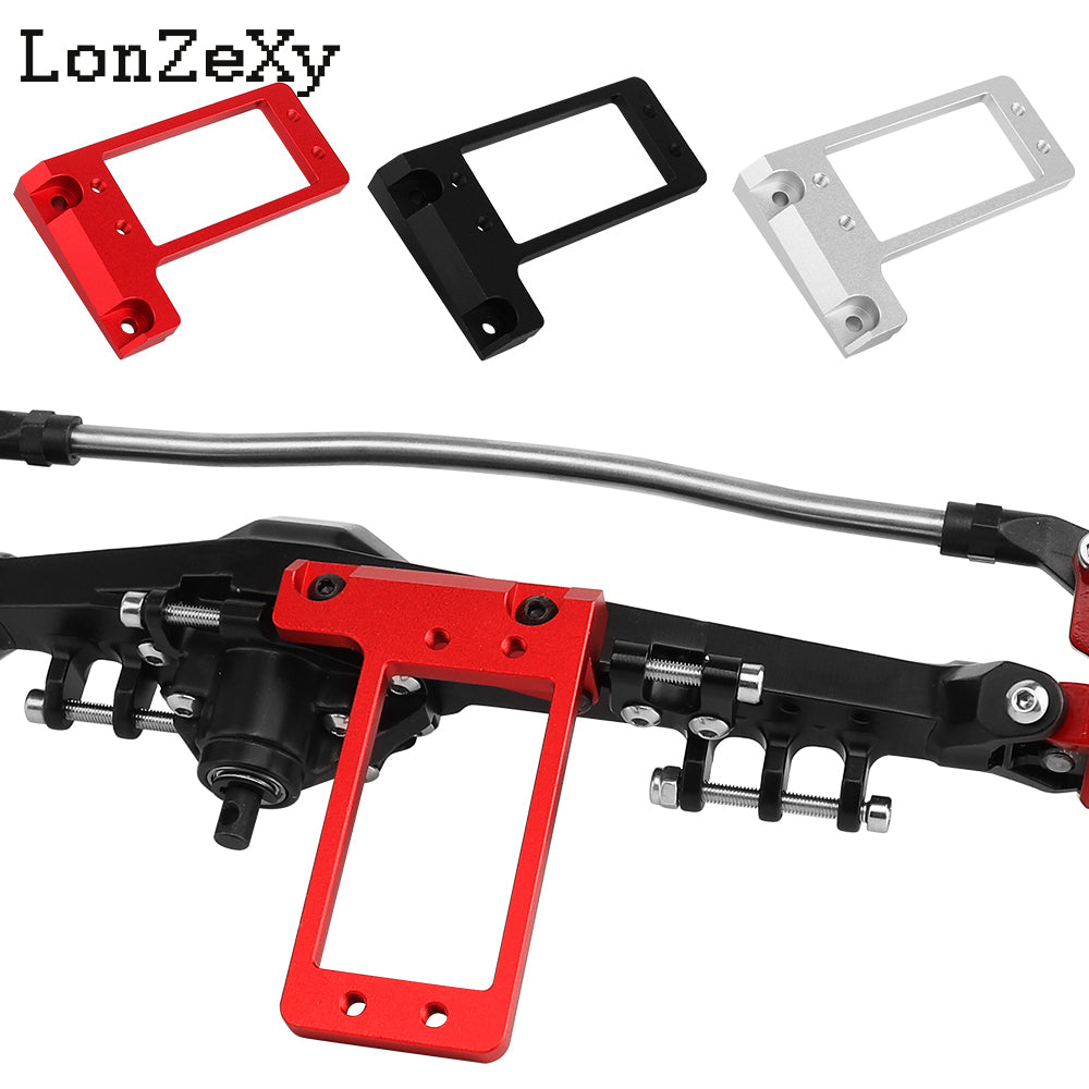 Lonzexy Capra Aluminum BTA F9 Servo Mount for 1/10 RC LCG Upgrade Compatible with VP Capra F9 Offset Axle (Black)