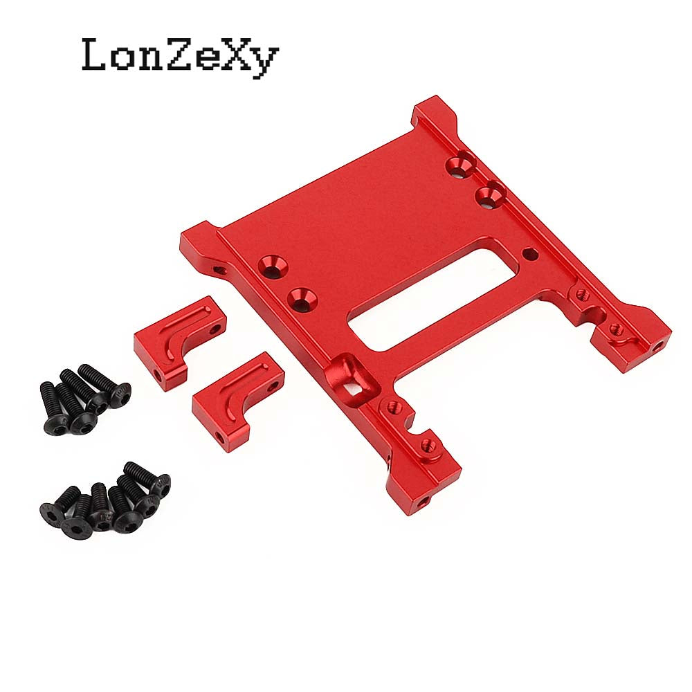 LONZEXY Aluminum Aolly Rear Battery Mount Holder for SCX10
