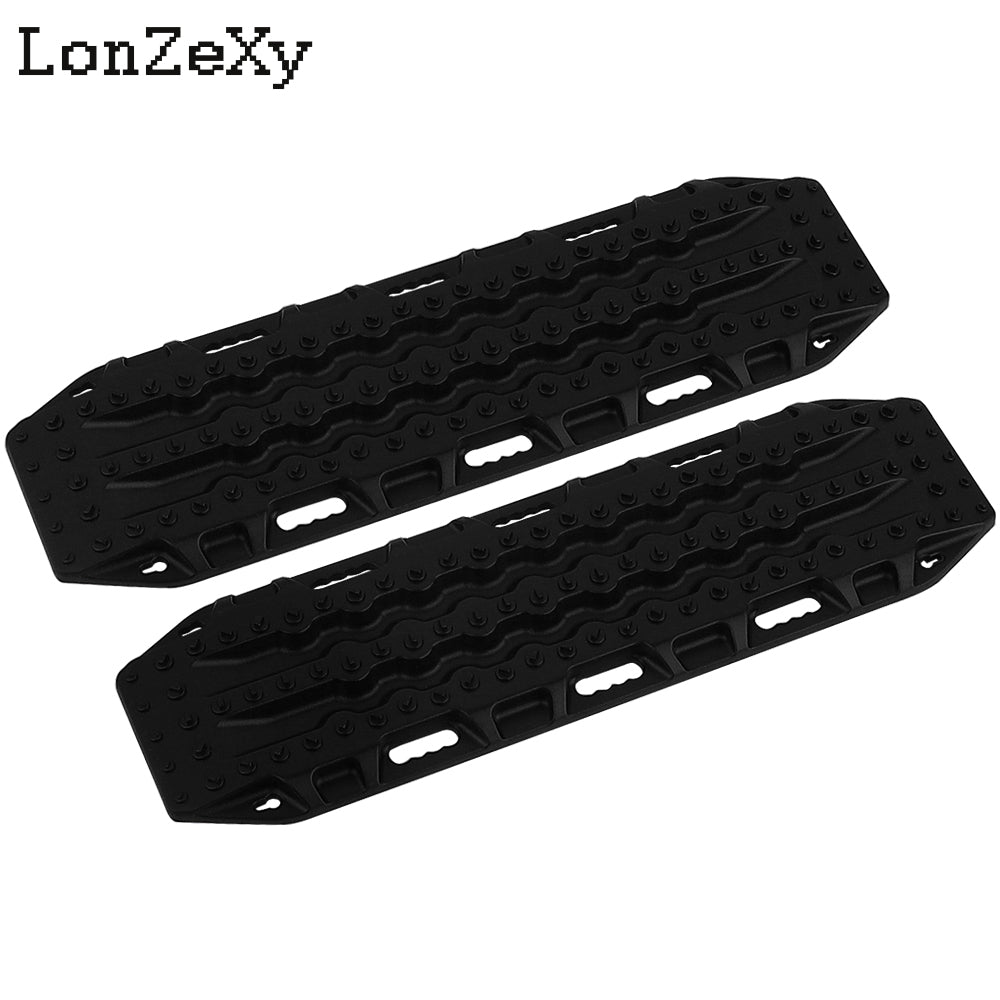 Lonzexy 2pcs 1/10 RC Plastic Sand Ladder Recovery Ramps Board for TRX4 SCX10 90046