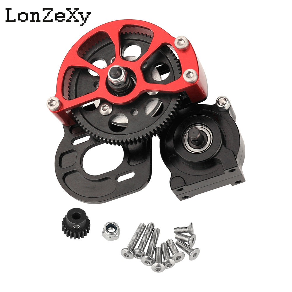 LONZEXY Metal Forward Transmission Gearbox for SCX10 & SCX10 II