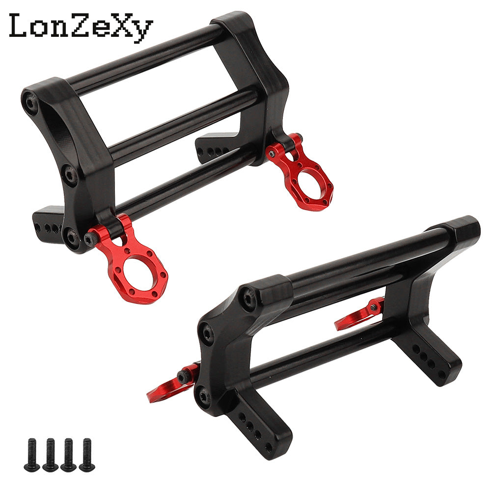 LONZEXY Aluminum Alloy Front Bumperfor 1/10  LCG TRX4 SCX10