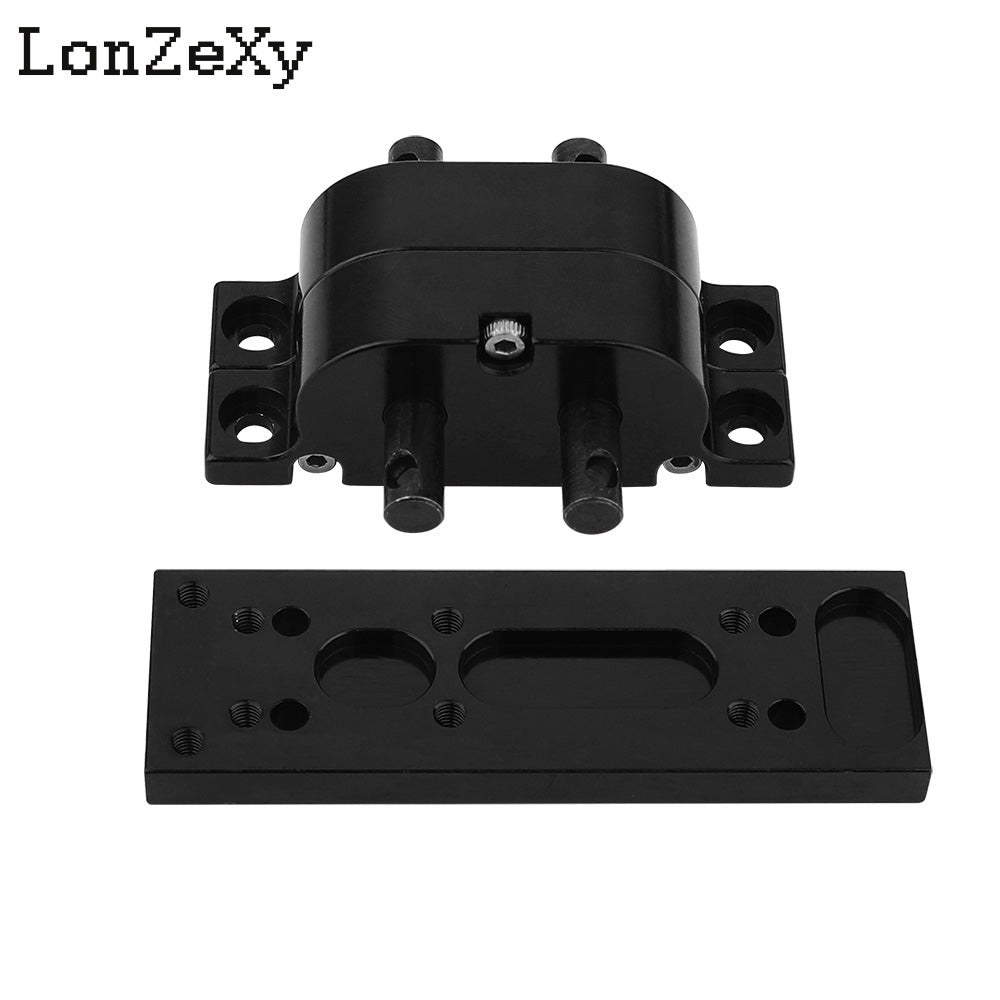 LONZEXY Metal Alloy Transmission with Mount Plate for SCX10