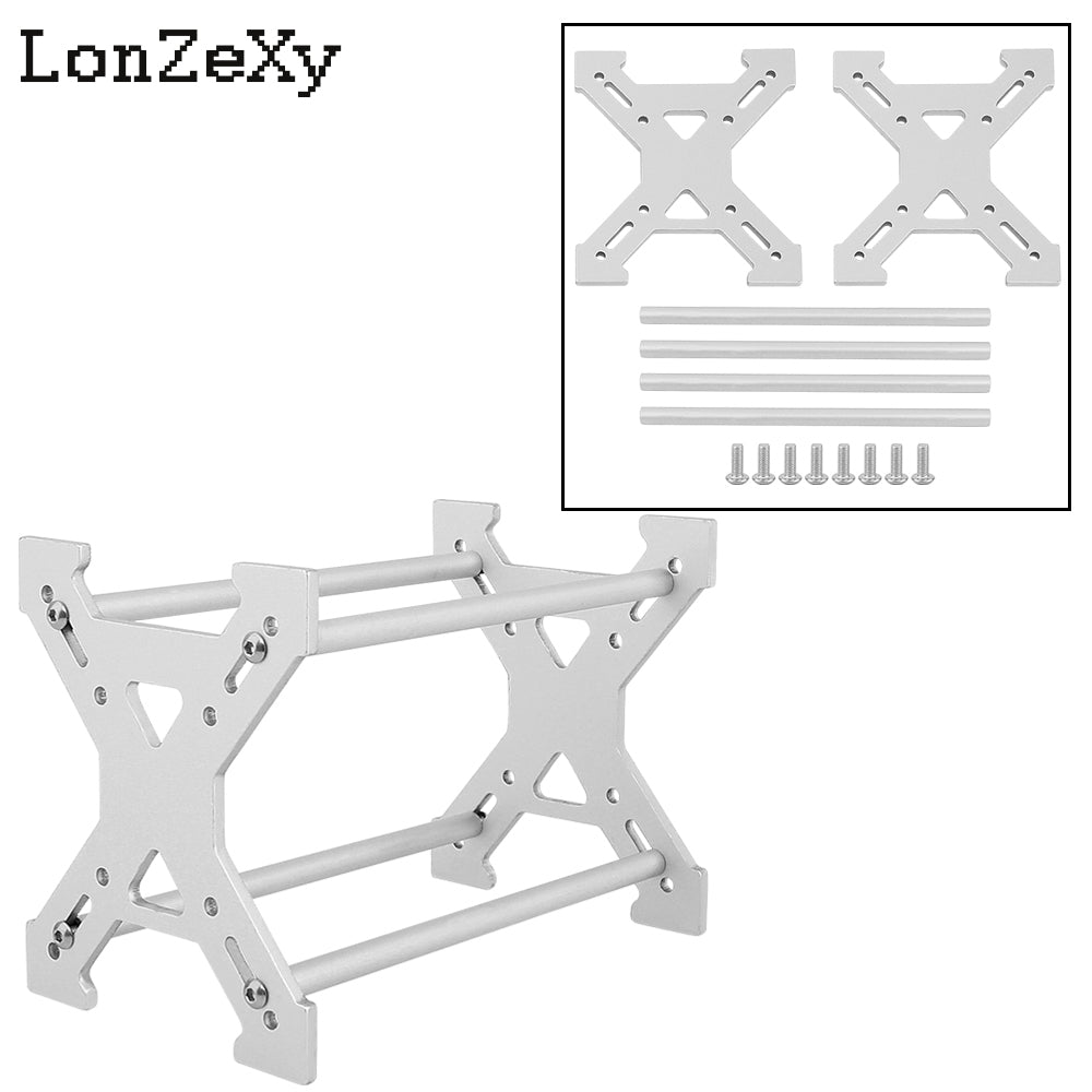 LONZEXY 1.0" Aluminum Wheel Tires Rack Storage for SCX24 AX24 TRX4M FCX24