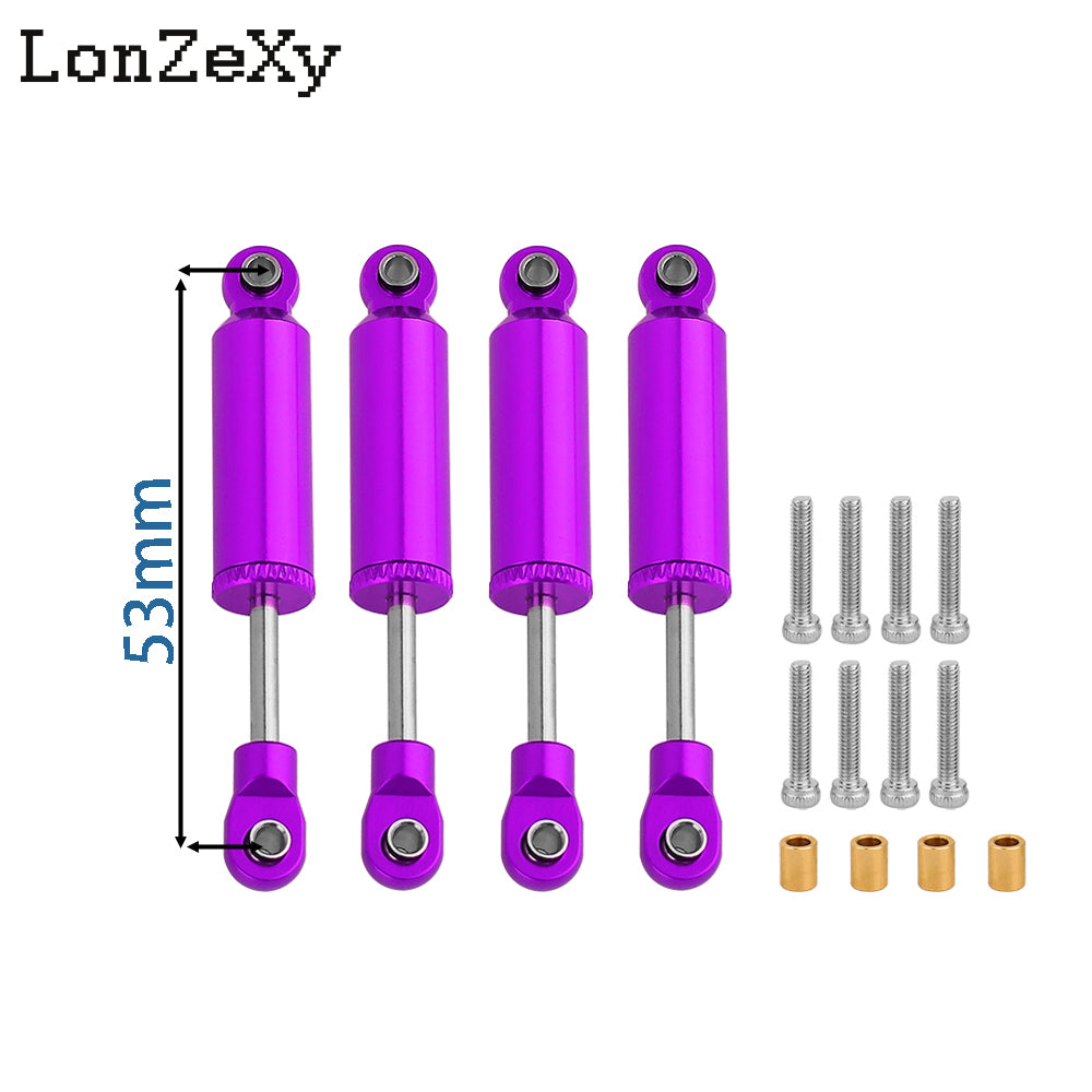 LONZEXY 53mm Aluminum Internal Shocks Set for 1/18 TRX4M