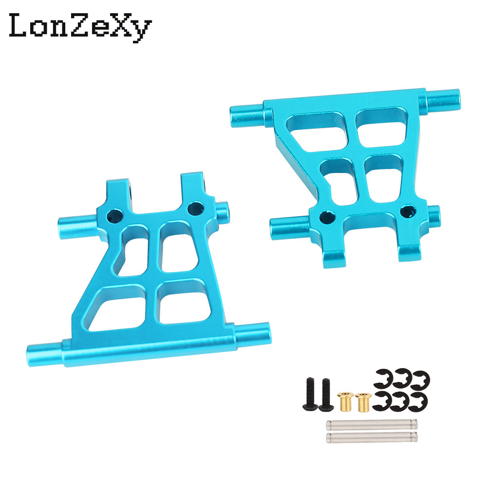 Lonzexy Aluminum Alloy Front & Rear Lower Suspension Swing Arms Kit for Tamiya TT-02 1/10  RC Car Upgrade Parts