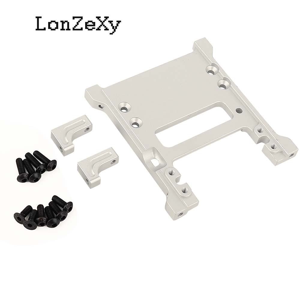 LONZEXY Aluminum Aolly Rear Battery Mount Holder for SCX10