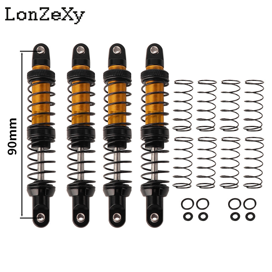 LONZEXY Absorber Set 4pcs  for 1/10 SCX10 AXI231017 TRX-4