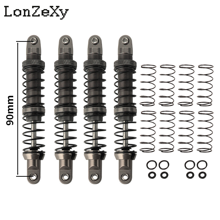 LONZEXY Absorber Set 4pcs  for 1/10 SCX10 AXI231017 TRX-4